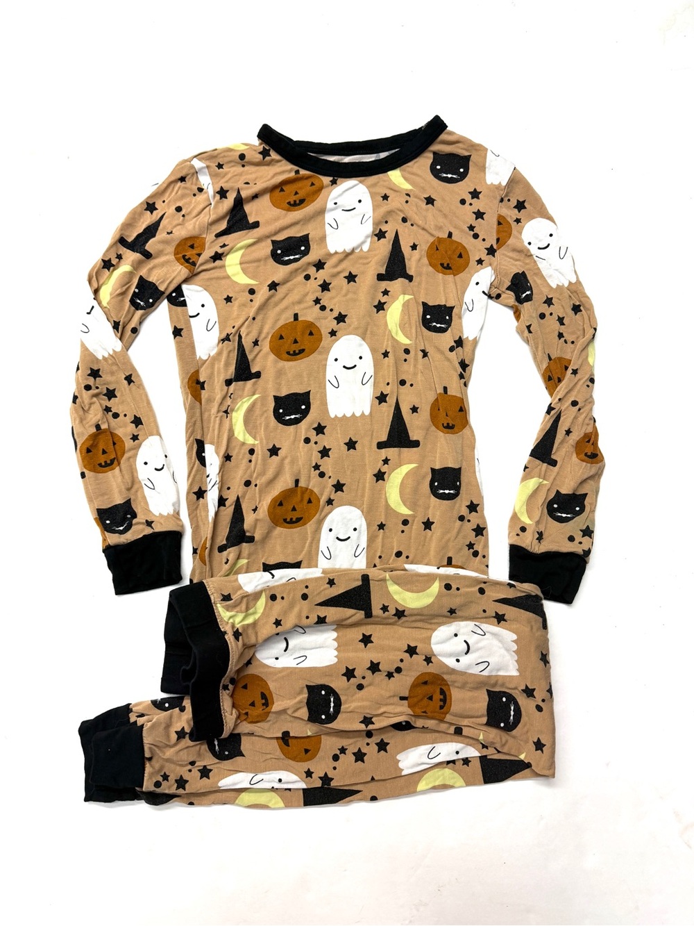 Emerson & Friends Halloween Pumpkin & Ghost Pajamas Set Bamboo